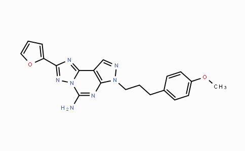 CAS No. 316173-57-6, 2-(Furan-2-yl)-7-(3-(4-methoxyphenyl)propyl)-7H-pyrazolo-[4,3-e][1,2,4]triazolo[1,5-c]pyrimidin-5-amine