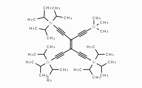 CAS No. 142761-77-1, (3-((Triisopropylsilyl)ethynyl)-4-((trimethylsilyl)ethynyl)-hexa-3-en-1,5-diyne-1,6-diyl)bis(triisopropylsilane)