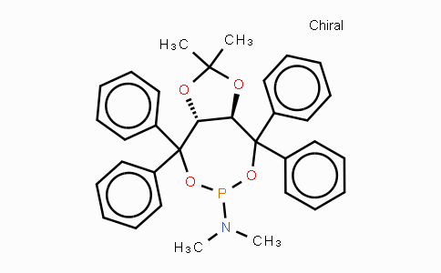 CAS No. 213843-90-4, (3AR,8aR)-N,N,2,2-Tetramethyl-4,4,8,8-tetraphenyltetrahydro-[1,3]dioxolo[4,5-e][1,3,2]dioxaphosphepin-6-amine