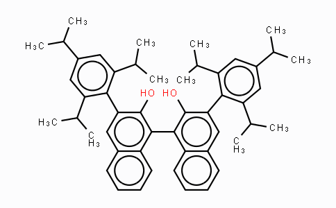 CAS No. 247123-09-7, (R)-3,3'-Bis(2,4,6-triisopropylphenyl)-[1,1'-binaphthalene]-2,2'-diol