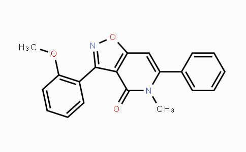 CAS No. 479077-09-3, 3-(2-Methoxyphenyl)-5-methyl-6-phenylisoxazolo-[4,5-c]pyridin-4(5H)-one
