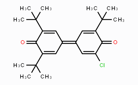 CAS No. 42933-96-0, 3,3',5-Tri-tert-butyl-5'-chloro-[1,1'-bi(cyclohexyl-idene)]-2,2',5,5'-tetraene-4,4'-dione