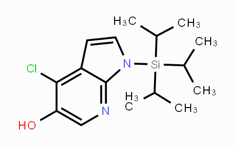CAS No. 685513-98-8, 4-Chloro-1-(triisopropylsilyl)-1H-pyrrolo[2,3-b]pyridin-5-ol