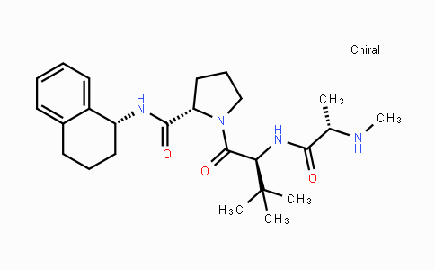 CAS No. 846550-95-6, (S)-1-((S)-3,3-Dimethyl-2-((S)-2-(methylamino)propanamido)butanoyl)-N-((R)-1,2,3,4-tetrahydronaphthalen-1-yl)pyrrolidine-2-carboxamide