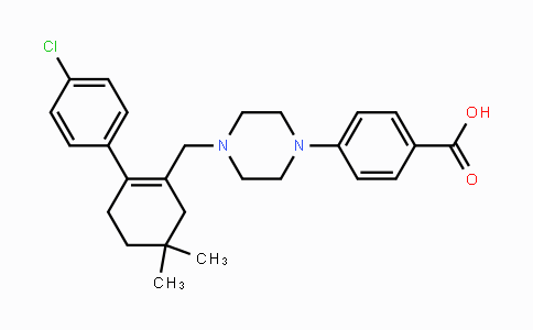 CAS No. 1044598-91-5, 4-(4-((4'-Chloro-4,4-dimethyl-3,4,5,6-tetrahydro-[1,1'-biphenyl]-2-yl)methyl)piperazin-1-yl)benzoic acid