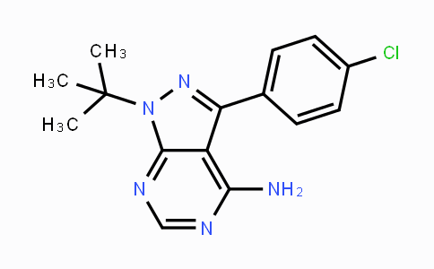 CAS No. 172889-27-9, 1-(tert-Butyl)-3-(4-chlorophenyl)-1H-pyrazolo[3,4-d]pyrimidin-4-amine