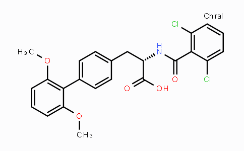 CAS No. 232271-19-1, (S)-2-(2,6-Dichlorobenzamido)-3-(2',6'-dimethoxy-[1,1'-biphenyl]-4-yl)propanoic acid