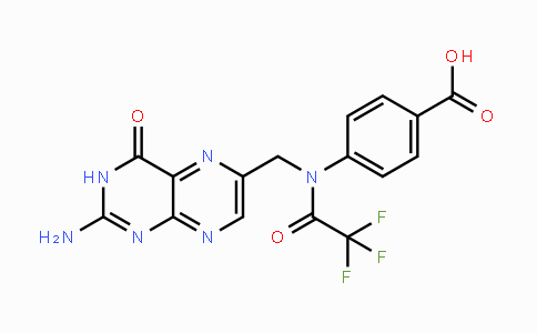 CAS No. 37793-53-6, 4-(N-((2-Amino-4-oxo-3,4-dihydropteridin-6-yl)-methyl)-2,2,2-trifluoroacetamido)benzoic acid