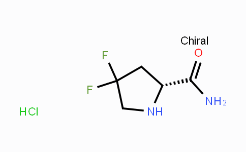 CAS No. 1315053-41-8, (R)-4,4-Difluoropyrrolidine-2-carboxamide hydrochloride