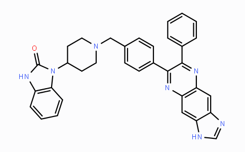 612847-09-3 | 1-(1-(4-(6-Phenyl-1H-imidazo[4,5-g]quinoxalin-7-yl)benzyl)-piperidin-4-yl)-1H-benzo[d]imidazol-2(3H)-one
