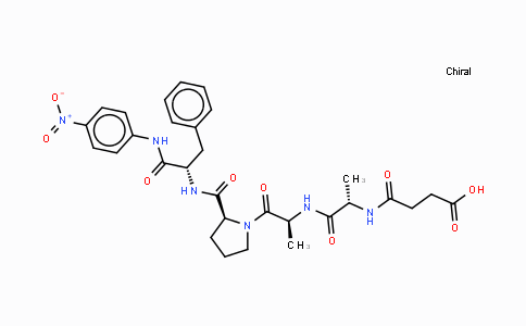 CAS No. 70967-97-4, N-Succinyl-L-alanyl-L-alanyl-L-prolyl-L-phenylalanine p-nitroanilide