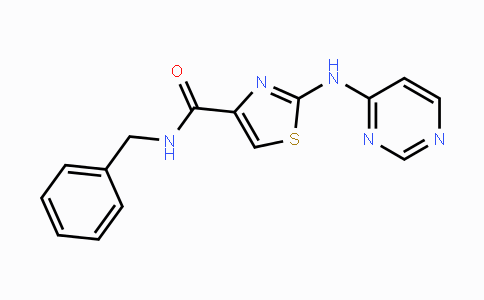 CAS No. 1226056-71-8, N-Benzyl-2-(pyrimidin-4-ylamino)-thiazole-4-carboxamide