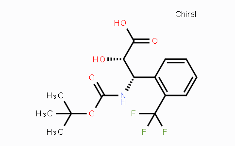 959577-29-8 | (2S,3S)-3-((tert-Butoxycarbonyl)amino)-2-hydroxy-3-(2-(trifluoromethyl)phenyl)propanoic acid