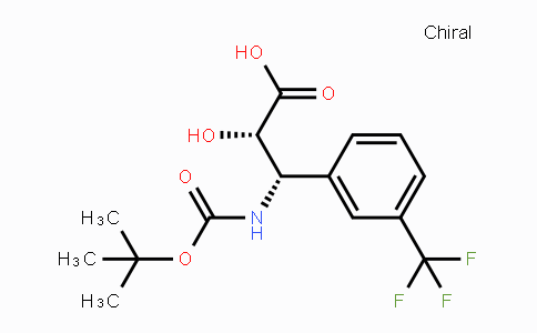 CAS No. 959574-99-3, (2S,3S)-3-((tert-Butoxycarbonyl)amino)-2-hydroxy-3-(3-(trifluoromethyl)phenyl)propanoic acid