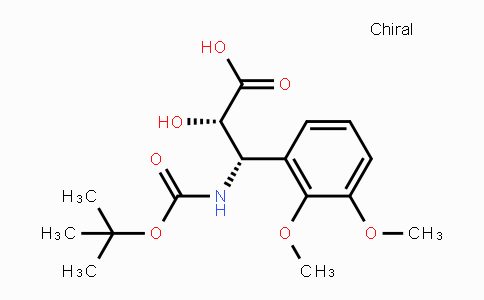 CAS No. 959580-86-0, (2S,3S)-3-((tert-Butoxycarbonyl)amino)-3-(2,3-dimethoxyphenyl)-2-hydroxypropanoic acid