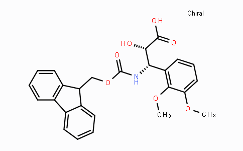 CAS No. 959579-76-1, (2S,3S)-3-((((9H-Fluoren-9-yl)methoxy)carbonyl)amino)-3-(2,3-dimethoxyphenyl)-2-hydroxypropanoic acid