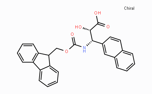 CAS No. 959581-87-4, (2S,3S)-3-((((9H-Fluoren-9-yl)methoxy)carbonyl)amino)-2-hydroxy-3-(naphthalen-2-yl)propanoic acid