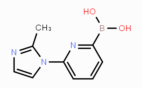 CAS No. 1310404-10-4, (6-(2-Methyl-1H-imidazol-1-yl)-pyridin-2-yl)boronic acid