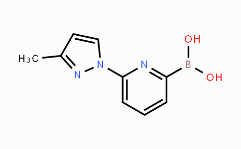 CAS No. 1264148-03-9, (6-(3-Methyl-1H-pyrazol-1-yl)-pyridin-2-yl)boronic acid