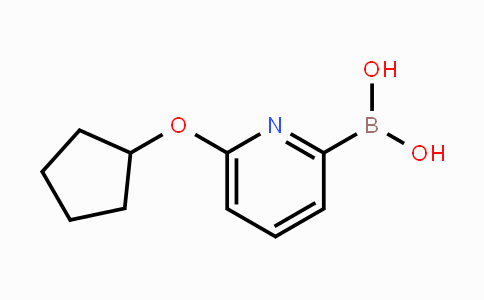 CAS No. 1310404-91-1, (6-(Cyclopentyloxy)pyridin-2-yl)boronic acid
