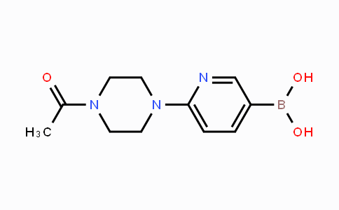 CAS No. 1236360-37-4, (6-(4-Acetylpiperazin-1-yl)-pyridin-3-yl)boronic acid