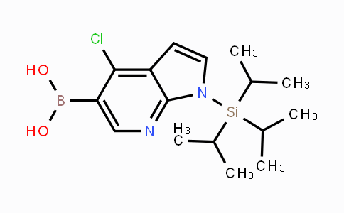 MC100805 | 685513-99-9 | (4-Chloro-1-(triisopropylsilyl)-1H-pyrrolo-[2,3-b]pyridin-5-yl)boronic acid
