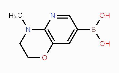 CAS No. 1314239-17-2, (4-Methyl-3,4-dihydro-2H-pyrido-[3,2-b][1,4]oxazin-7-yl)boronic acid