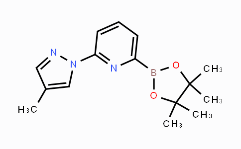 CAS No. 1310405-03-8, 2-(4-Methyl-1H-pyrazol-1-yl)-6-(4,4,5,5-tetramethyl-1,3,2-dioxaborolan-2-yl)pyridine