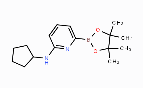CAS No. 1310404-92-2, N-Cyclopentyl-6-(4,4,5,5-tetramethyl-1,3,2-dioxaborolan-2-yl)pyridin-2-amine
