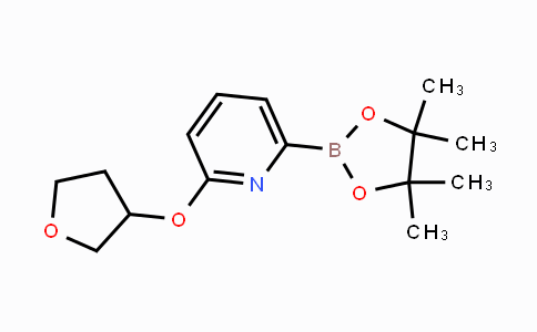 CAS No. 1315351-11-1, 2-((Tetrahydrofuran-3-yl)oxy)-6-(4,4,5,5-tetramethyl-1,3,2-dioxaborolan-2-yl)pyridine