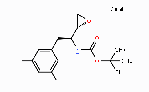 CAS No. 362480-04-4, tert-Butyl ((S)-2-(3,5-difluorophenyl)-1-((R)-oxiran-2-yl)ethyl)carbamate