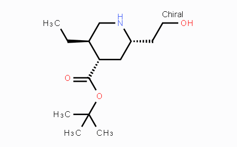 CAS No. 1273577-31-3, (2S,4S,5R)-tert-Butyl 5-ethyl-2-(2-hydroxyethyl)-piperidine-4-carboxylate