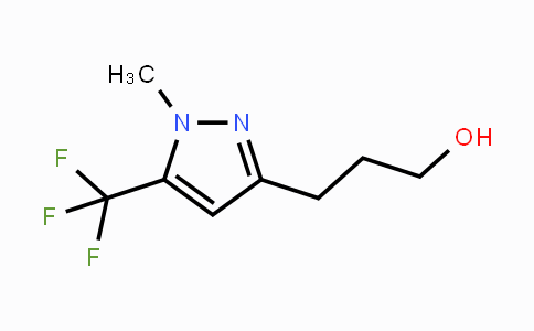 CAS No. 1446786-30-6, 3-(1-Methyl-5-(trifluoromethyl)-1H-pyrazol-3-yl)propan-1-ol
