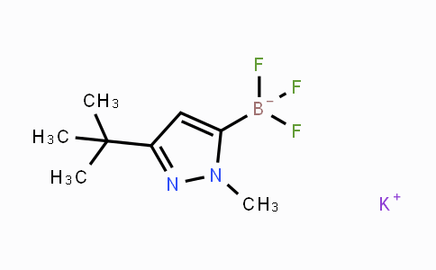 DY100850 | 1402242-79-8 | Potassium (3-(tert-butyl)-1-methyl-1H-pyrazol-5-yl)trifluoroborate