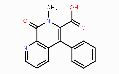 CAS No. 168542-35-6, 7-Methyl-8-oxo-5-phenyl-7,8-dihydro-1,7-naphthyridine-6-carboxylic acid
