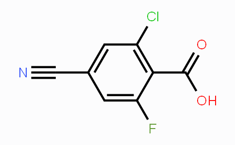 CAS No. 1258298-29-1, 2-Chloro-4-cyano-6-fluorobenzoic acid