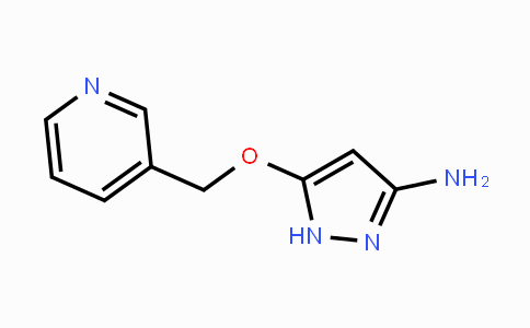 CAS No. 1451392-77-0, 5-(Pyridin-3-ylmethoxy)-1H-pyrazol-3-amine