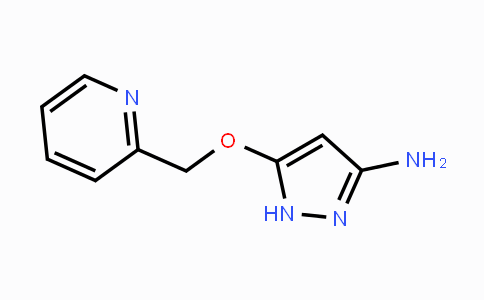 CAS No. 1451392-78-1, 5-(Pyridin-2-ylmethoxy)-1H-pyrazol-3-amine