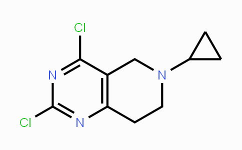 CAS No. 1449117-31-0, 2,4-Dichloro-6-cyclopropyl-5,6,7,8-tetrahydropyrido[4,3-d]pyrimidine