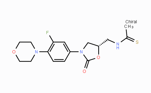 CAS No. 216868-57-4, (S)-N-((3-(3-Fluoro-4-morpholinophenyl)-2-oxooxazolidin-5-yl)methyl)ethanethioamide