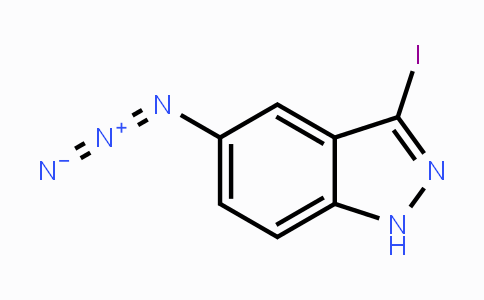 CAS No. 876365-97-8, 5-Azido-3-iodo-1H-indazole