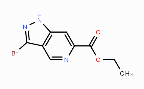 CAS No. 1206979-28-3, Ethyl 3-bromo-1H-pyrazolo[4,3-c]pyridine-6-carboxylate