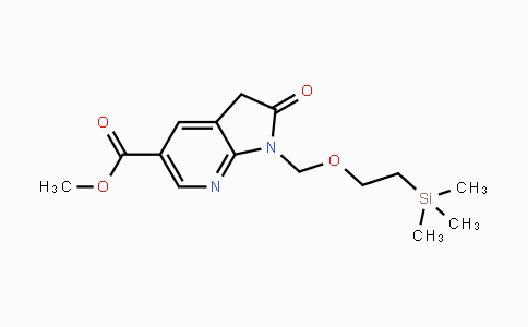 MC100887 | 1707580-41-3 | Methyl 2-oxo-1-{[2-(trimethylsilyl)ethoxy]methyl}-1H,2H,3H-pyrrolo[2,3-b]pyridine-5-carboxylate