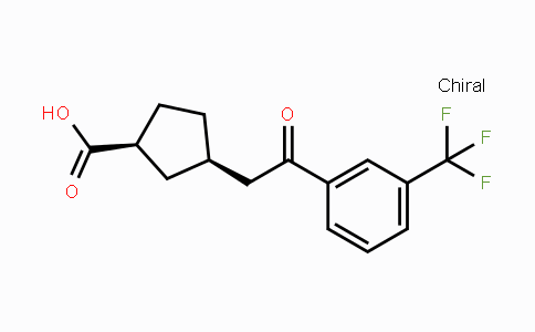 CAS No. 733740-46-0, cis-3-[2-Oxo-2-(3-trifluoromethylphenyl)-ethyl]cyclopentane-1-carboxylic acid