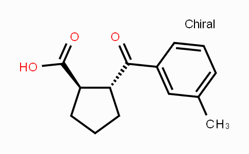 CAS No. 733740-80-2, trans-2-(3-Methylbenzoyl)cyclopentane-1-carboxylic acid