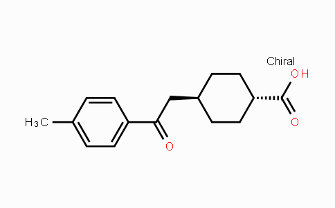 CAS No. 735275-77-1, trans-4-[2-(4-Methylphenyl)-2-oxoethyl]-cyclohexane-1-carboxylic acid