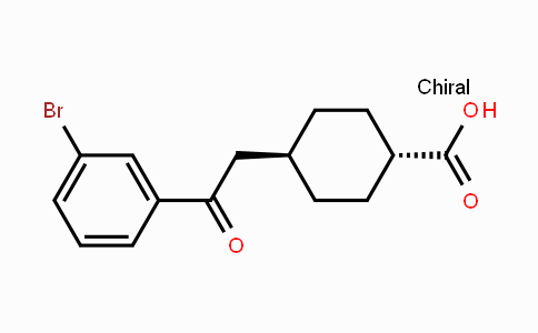 735275-84-0 | trans-4-[2-(3-Bromophenyl)-2-oxoethyl]-cyclohexane-1-carboxylic acid