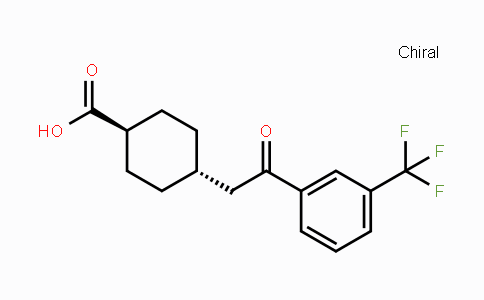 CAS No. 736136-63-3, trans-4-[2-Oxo-2-(3-trifluoromethylphenyl)-ethyl]cyclohexane-1-carboxylic acid