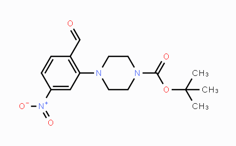 CAS No. 1707365-22-7, tert-Butyl 4-(2-formyl-5-nitrophenyl)-piperazine-1-carboxylate