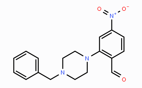 CAS No. 1774893-43-4, 2-(4-Benzylpiperazin-1-yl)-4-nitrobenzaldehyde